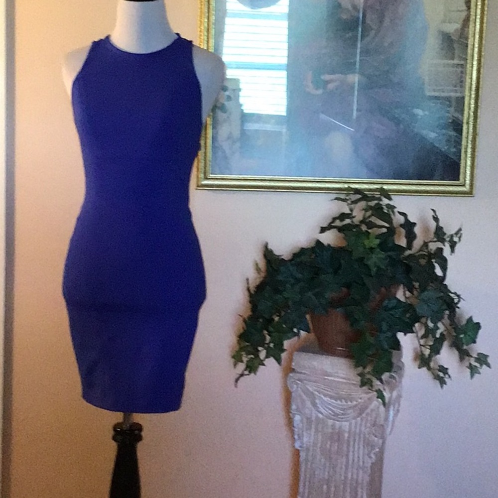 Perry winkle blue cocktail dress
